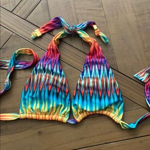 Rainbow top bikini